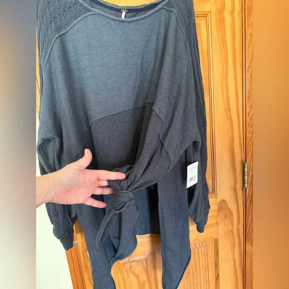 NWT Free People My Girl Pullover Blue Size Medium - Picture 6 of 10